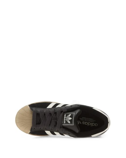 Adidas Black Superstar Ii Shell-Toe Sneakers