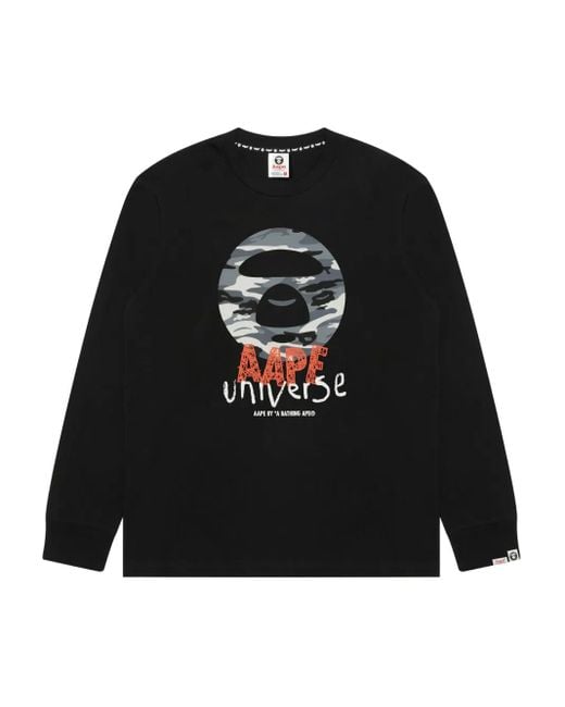 Sweat À Col Rond Aape By A Bathing Ape pour homme en coloris Black