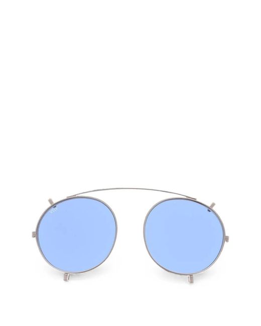 OAMC Blue Round-Frame Clip-On Sunglasses for men