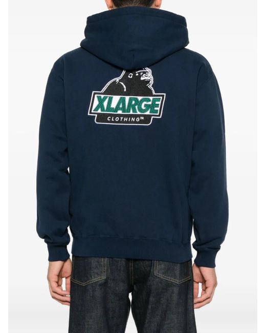Xlarge Slanted Og Hoodie Met Rits in het Blue voor heren