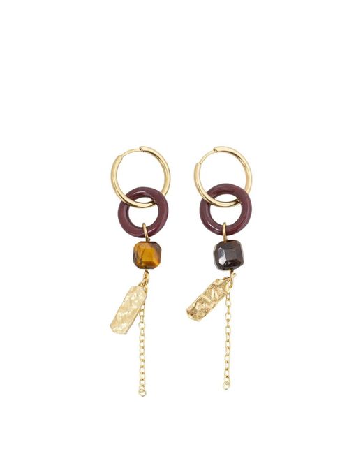Pendientes Toti Co Sessun de color White