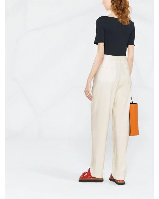 Rag & Bone Natural Roxie Tapered Trousers