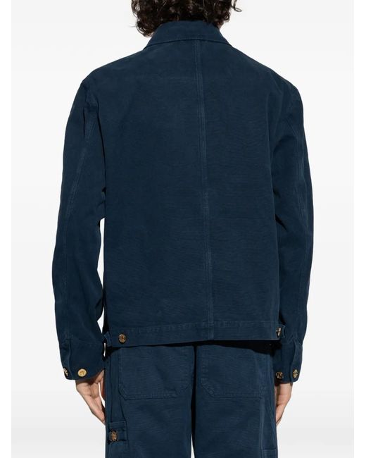 Versace Blue Denim Jackets for men