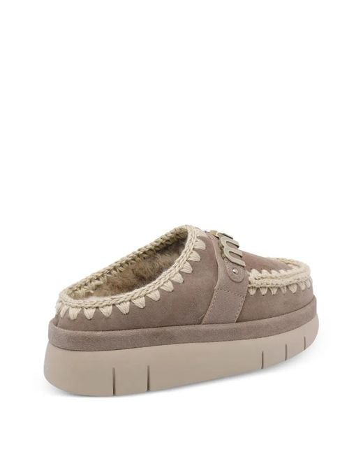 Mou Brown 35Mm Bounce Mules