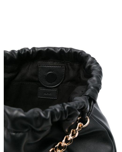 Bolso de hombro Ninon con logo A.P.C. de color Black