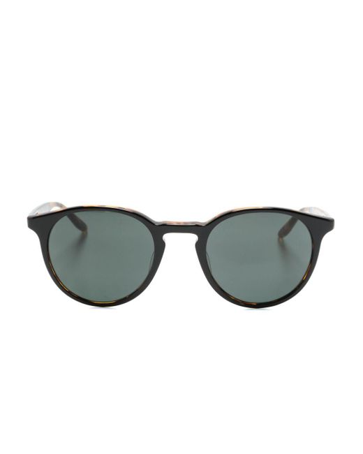 Barton Perreira Gray Princeton Round-frame Sunglasses