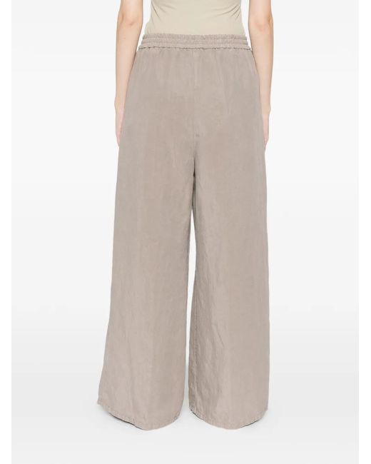 Berwich White Drawstring-Waistband Trousers
