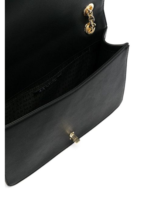 Armani Exchange Black Logo-plaque Cross Body Bag