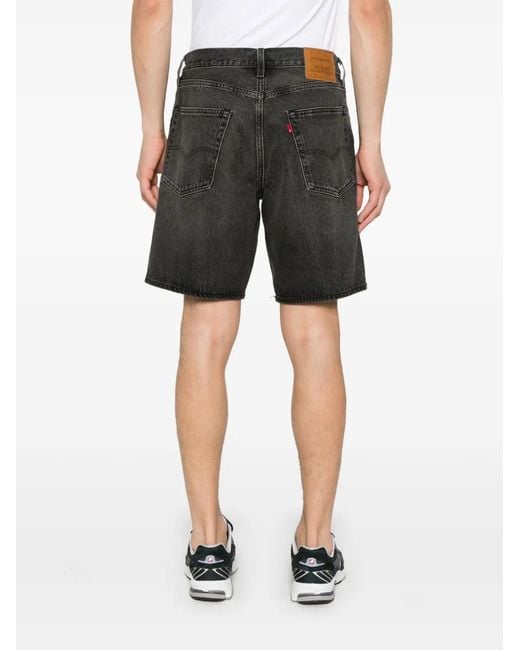 Levi's Gray 468 Loose 9" Shorts for men