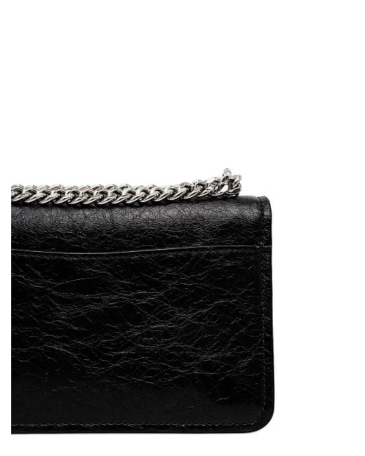 MICHAEL Michael Kors Black Large Claire Chain-Detail Crossbody Bag