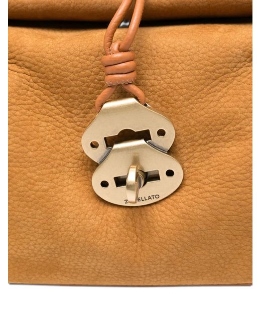 Zanellato Brown Jones Suede Tote Bag