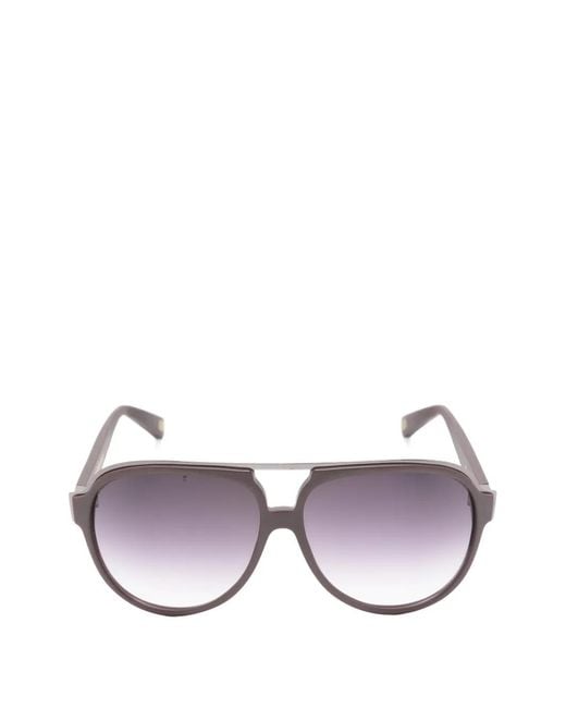 Marc Jacobs Brown Double-Bridge Pilot-Frame Sunglasses for men