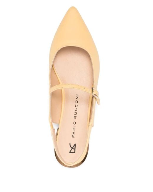 Fabio Rusconi Natural Viola Pumps