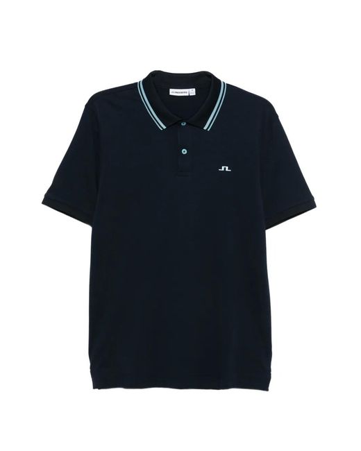 J.Lindeberg Blue Joey Polo Shirt for men