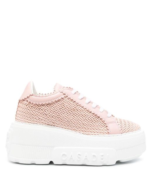 Casadei Pink Hanoi Nexus Sneakers