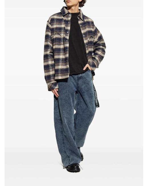 Rhude Black Logo-Embroidered Cotton Sweatshirt for men