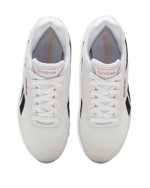 Reebok White Rewind Run /Core" Sneakers