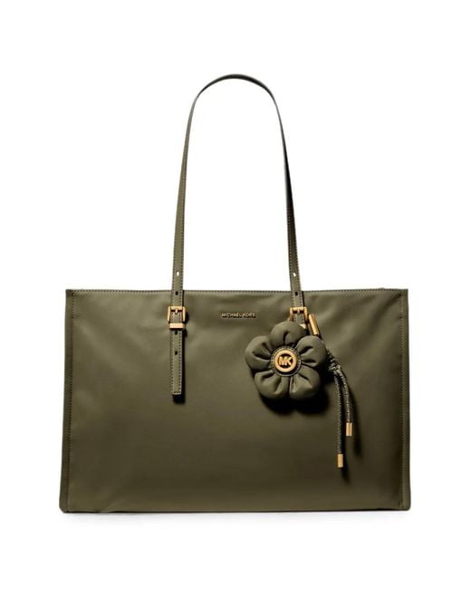 Michael Kors Green Medium Zadie Tote Bag