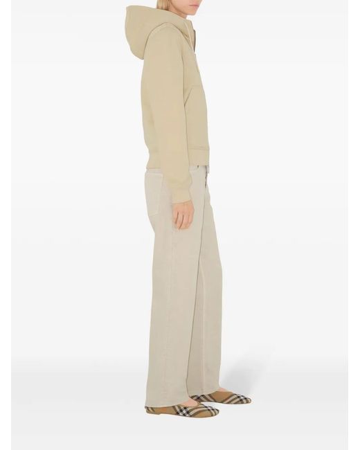 Burberry Natural Cotton Hoodie
