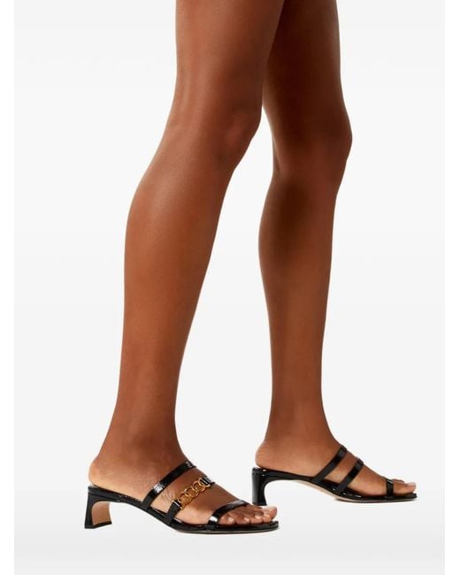 Odissi White Juliet Strap Leather Sandals