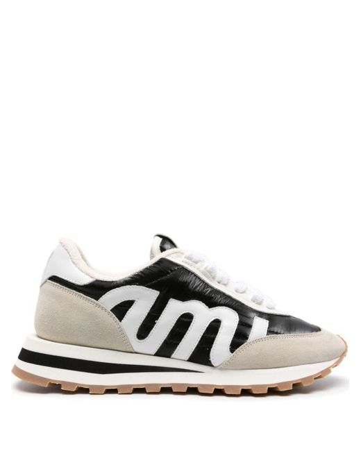 AMI Rush Sneakers Met Vlakken in het White