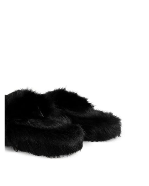 Rick Owens Black Chancla Sandals for men