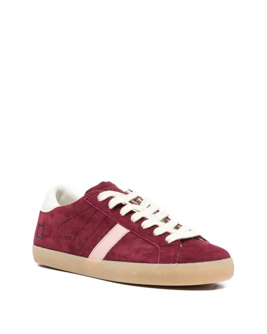 Date Red Hill Low Block Sneakers