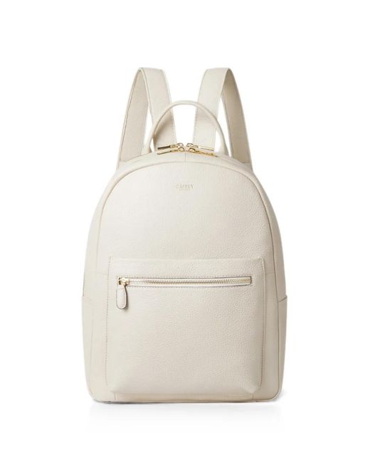 Osprey White The Adaline Grained Leather Backpack