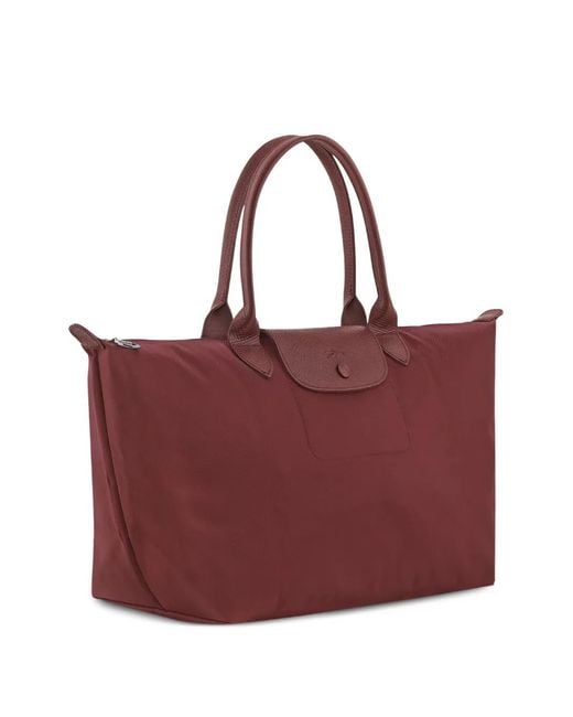 Longchamp Purple Sac Porté Épaule Le Pliage One