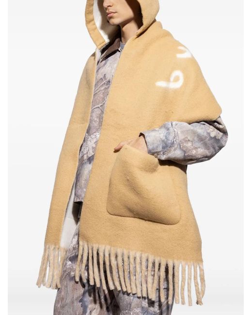 Burberry Natural Scarf With Hood