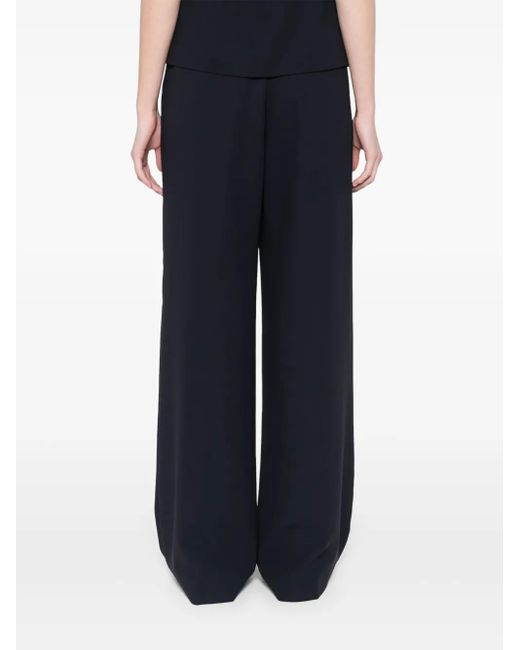 Peserico Blue Straight-Leg Trousers