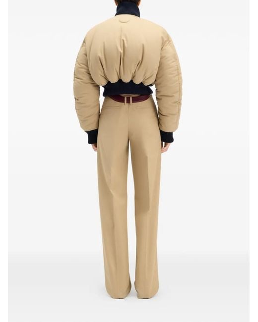 Jean Paul Gaultier Geribbeld Bomberjack in het Blue