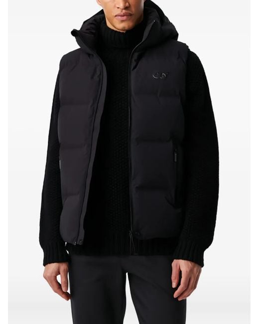 Chaleco Acolchado Ocoav Con Capucha ALPHATAURI de hombre de color Black