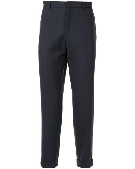 Bally Blue High-Waist Tailored Trousers for men