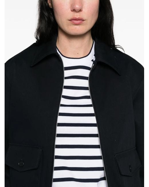 A.P.C. Black Police Flap-Pocket Jacket