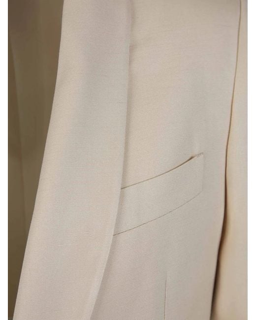 Lardini White Buttoned Single-Breasted Blazer for men