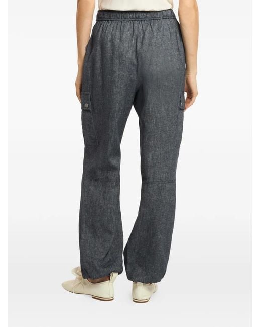 Cinq À Sept Gray Drawstring Cargo Pants