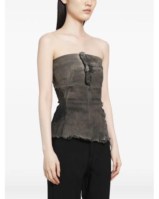 Rick Owens Black Tower Buster Top