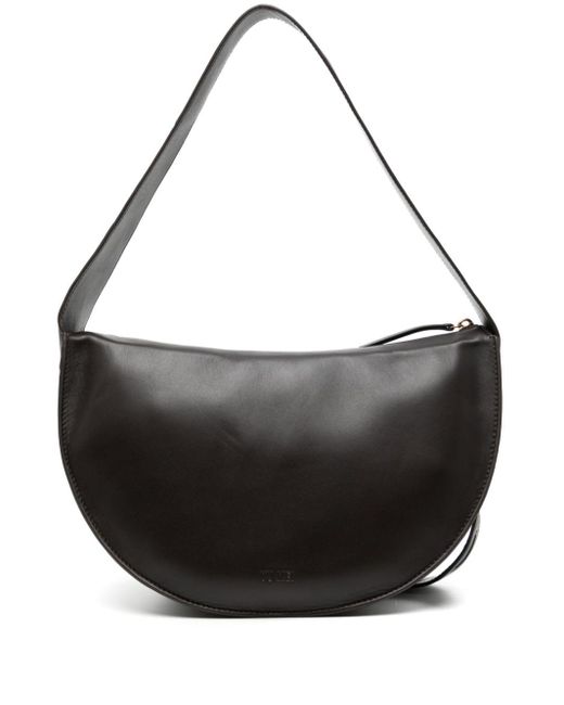 Yu Mei Black Antonia Leather Shoulder Bag