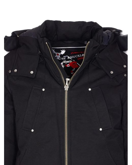 Moose Knuckles Blue Original Ballistic Bomber Jacket for men