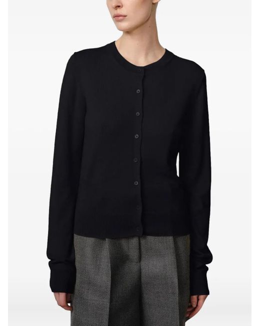 Herskind Black Button-Down Cardigan