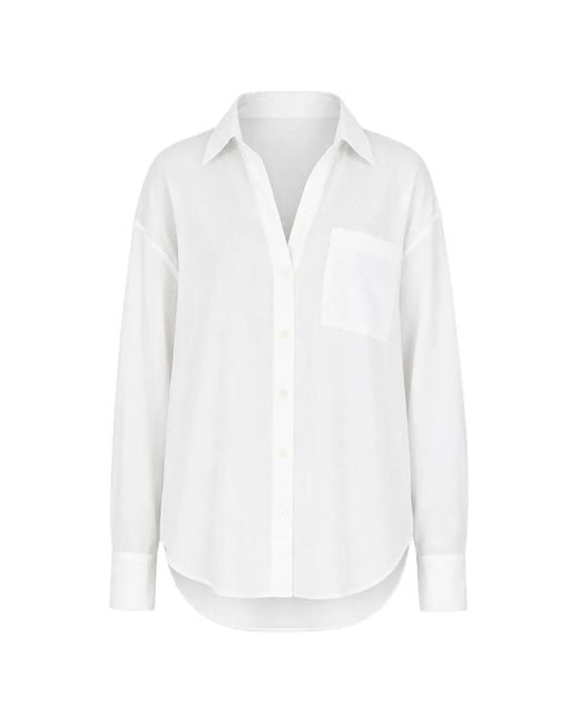 Xirena White Long-Sleeves Shirt