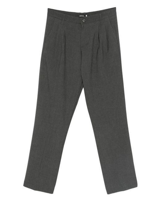 Imperial Gray Pleated Pants for men