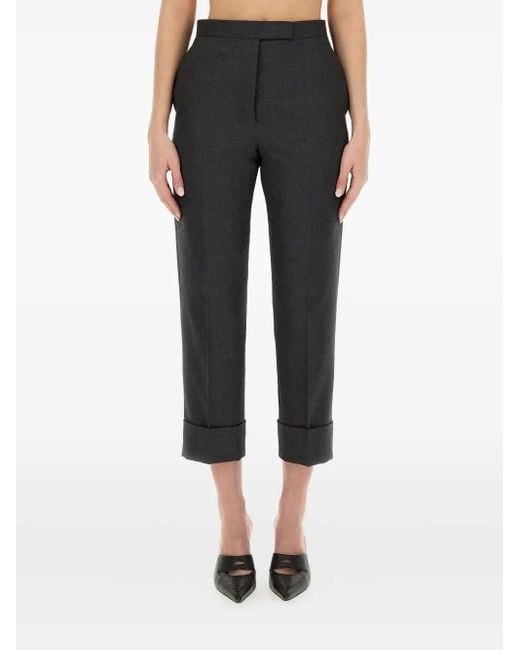 Thom Browne Black Hose mit Umschlag