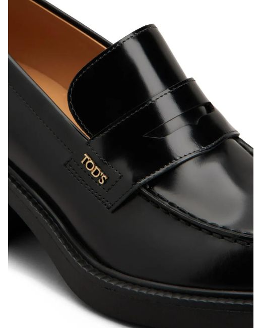Tod's Black Loafers