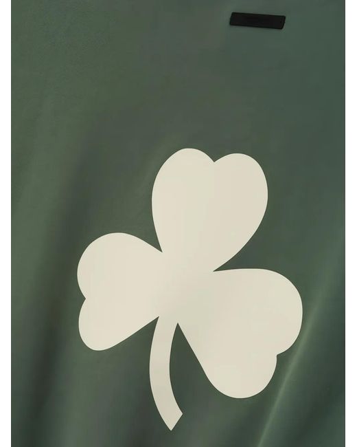 Fear Of God Green Shamrock Graphic Crew Neck for men