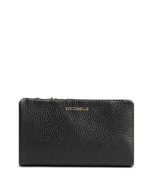 Coccinelle Black Zip-Up Wallet