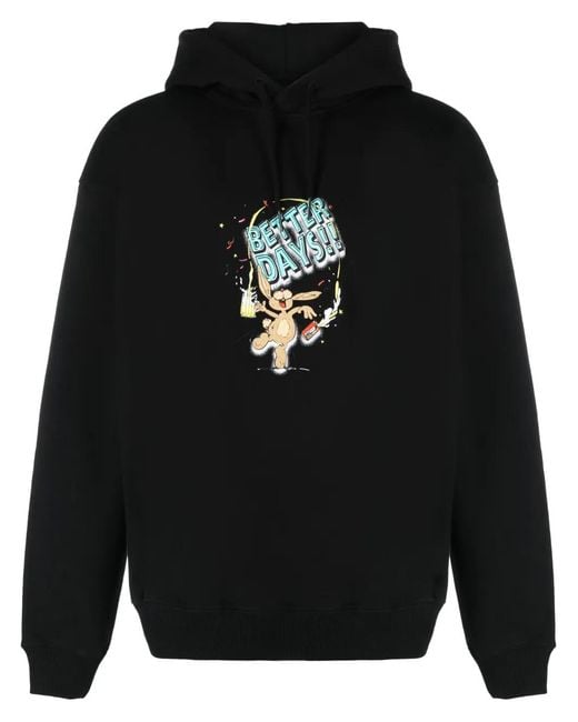 Martine Rose Black Logo Sweatshirt for men