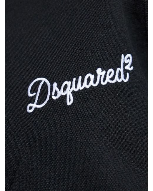 DSquared² Blue Half-Zipper Sweatshirt