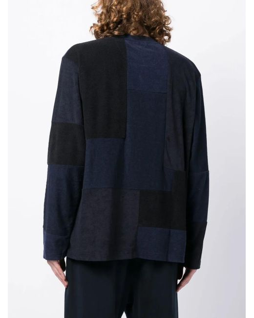 Pull Ample À Empiècements White Mountaineering pour homme en coloris Blue